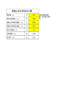 混凝土泌水率自動(dòng)計(jì)算