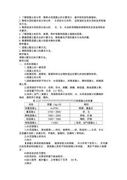 混凝土配合比計(jì)算方法