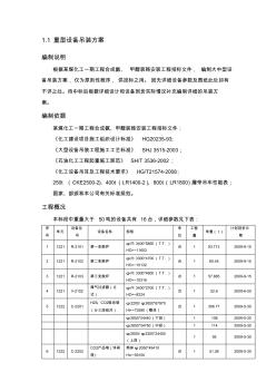 煤化工裝置重型設(shè)備吊裝方案