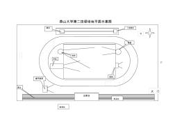 燕山大学第二田径场地平面示意图.