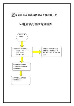 环境安全报告流程图