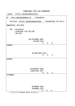 玻化微珠外墙保温施工方案