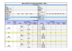 用电基础信息调查表