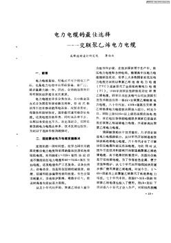 电力电缆的最佳选择—交联聚乙烯电力电缆 (2)