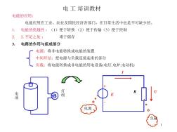 電工基礎(chǔ)知識(shí)初級(jí)培訓(xùn)教材參考資料