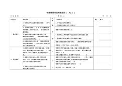 电梯维保单位考核表