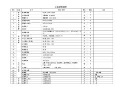 电气安装材料清单