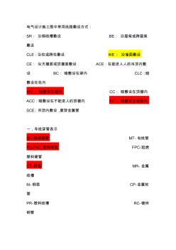 電氣設計施工圖中常用采用符號 (2)