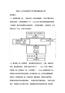 電氣配電箱設(shè)計安裝規(guī)范(簡準(zhǔn)) (2)