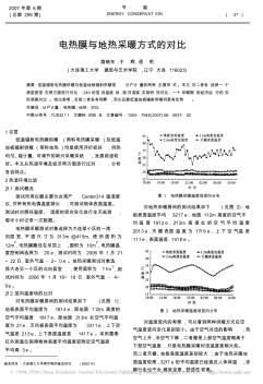 电热膜与地热采暖方式的对比