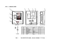 电表箱结构示意图