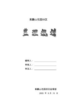 监理规划-1复习过程