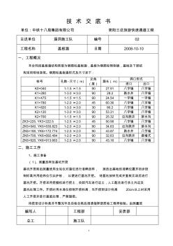 盖板涵技术交底书