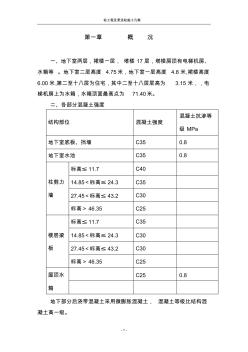 砼施工組織設計方案