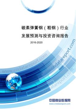 碳素弹簧钢(粗钢)行业发展预测及投资咨询报告