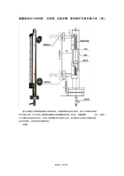 磁翻板液位计结构图