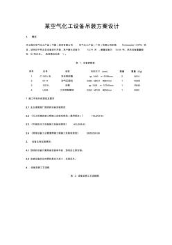 空气化工产品(广州)有限公司东莞Ferroxcube11HPN项目化工设备吊装方案设计-典尚设计