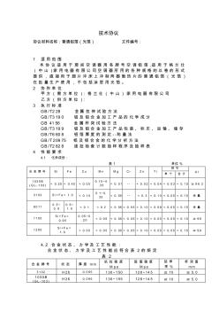 空調(diào)普通鋁箔(光箔)技術(shù)協(xié)議