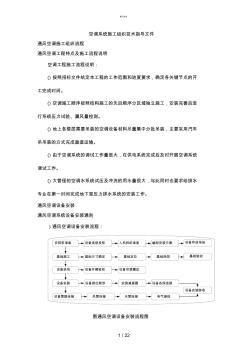 空调系统施工方案(工程科)