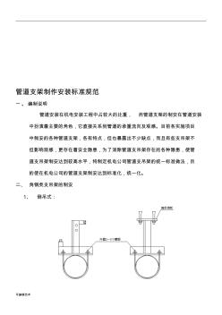 管道支架制作安裝標(biāo)準(zhǔn)規(guī)范 (2)