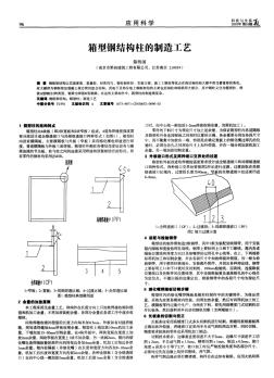 箱型钢结构柱的制造工艺