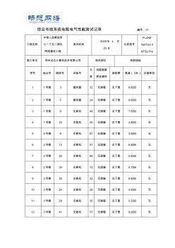 综合布线系统测试报告[精品文档]