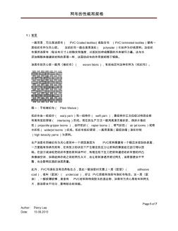 网布的性能和规格(20200821142110)