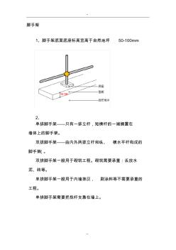 脚手架搭设图文讲解