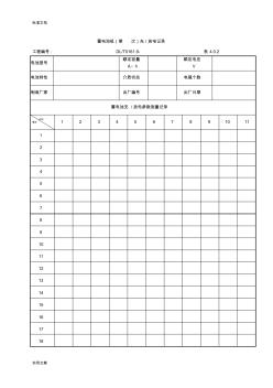 蓄电池组充放电记录簿表格格式 (2)