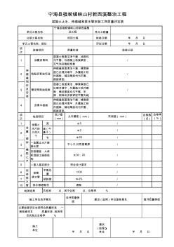 表1.5-4混凝土止水、伸缩缝和排水管安装工序质量评定表1