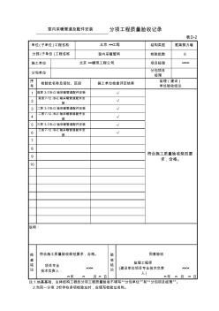 表D-2室内采暖管道及配件安装