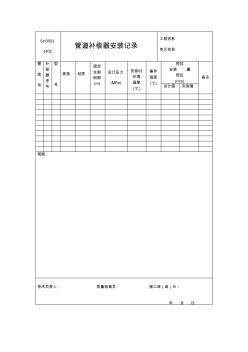 表格(工艺管道中石化4.1)