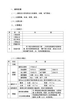 装饰工程旧楼体改造工程施工设计方案