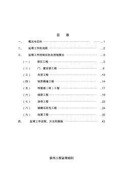 裝飾裝修工程監(jiān)理細(xì)則詳解2