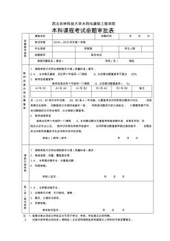 西北農(nóng)林科技大學(xué)水利與建筑工程學(xué)院