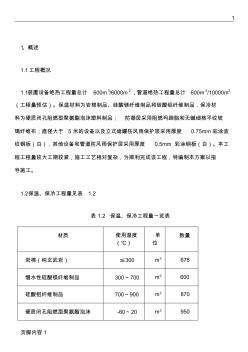 設備工藝管道絕熱施工方案匯總