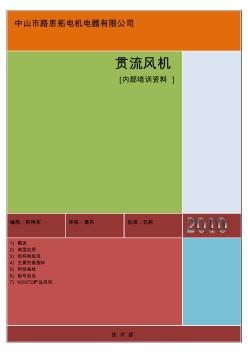 貫流風機培訓資料