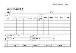 路肩寬度檢測記錄表