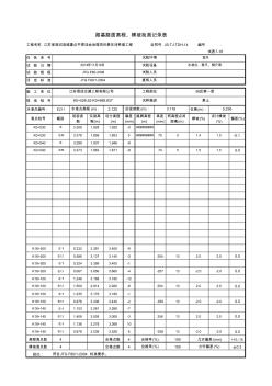 道路工程报验资料