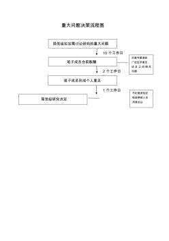 重大問題決策流程圖