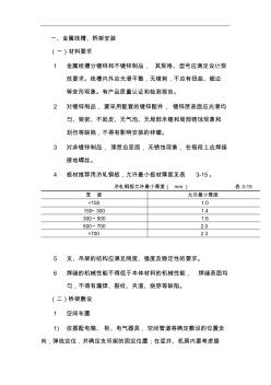 金屬線槽、橋架安裝施工工藝設(shè)計(jì)