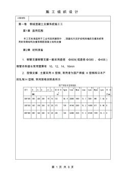 鋼或混凝土支撐系統(tǒng)施工