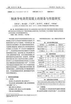 钢渣导电沥青混凝土的制备与性能研究