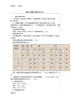 鋼筋工程量計(jì)算規(guī)則及方法