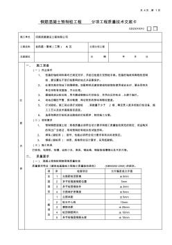钢筋混凝土预制桩工程分项工程质量技术交底卡