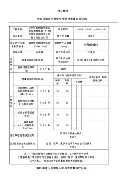 钢筋电渣压力焊接头检验批质量验收记录 (2)