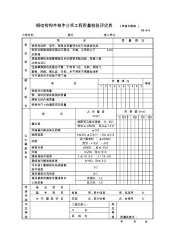 钢结构制作(焊接实腹梁)