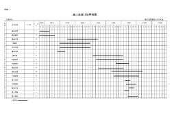 钢结构施工进度计划表