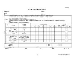 钻孔灌注桩质量检验评定表DG020513