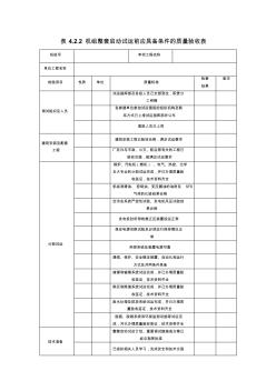 锅炉整套启动验收表